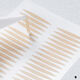 Double eyelid tape for women, invisible, traceless, natural swelling and bubbles inside the eyes, double medical tape, no cutting, special skin color lace for makeup, mesh L thick style - 1 sheet/40 stickers 40 stickers No Specifications