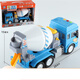 Mixer truck large Linda music sound and light cement pump truck tank truck engineering vehicle model children's boy toy car music climbing car (with battery + minifigure)