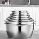 Aosda 316 stainless steel large basin round washbasin for washing vegetables household commercial extra large basin for bathing and laundry extra thick boiled fish 25cm single pack