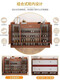 Home entrance 2025 new color entry multifunctional storage shoe cabinet large capacity simple shoe rack upgraded two doors and one drawer ancient sandalwood 60cm