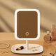 Led smart makeup mirror with light girls bedroom dressing table dressing mirror student dormitory desktop fill light mirror pink