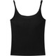 IEF/Aiyifu 2025 new autumn style simple solid color vest top with built-in chest pad design, apricot, one size fits all