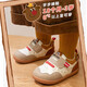 kids.ing可迪星宝宝加绒学步鞋秋冬款男女童小童棉鞋软底机能鞋童鞋 米/卡其 小麋鹿 26.5 适合脚长15.1-15.5cm