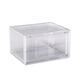 Transparent acrylic shoe box, shoe storage artifact, shoe cabinet, shoe rack, sneaker storage box, space-saving drawer-type plastic, magnetic side opening, 16 pieces, 6 sides, high transparency, thickening and hardening