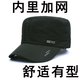 Hats for middle-aged and elderly people, spring and autumn outdoor leisure flat-top sun visors for dads and old men, 2025 new men's peaked caps, hot-selling models - black, can be worn in all seasons, comfortable and breathable