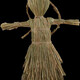 Scarecrow handmade weaving craft Halloween props Scarecrow small size about 18 cm for men