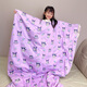 Tingbai Sleeping Bag Autumn and Winter Children's Mulberry Silk Sleeping Bag for Children 3-6 Years Old Children's Anti-Kick Quilt Artifact Autumn and Winter Thickened Treasure Purple Culomi 150X200 (Thickened Double Bile -5~25 Degrees)