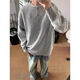 KLDPUSM-8XL large size Henry collar sweater for men in winter lazy high-end long-sleeved men's inner base sweater gray XL
