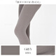 Lai Mi Runsi Hot Cocoa Autumn and Winter Warm Plush Thick Stockings High Waist One Line Crotch Pantyhose Mousse Gray 1 Pair L