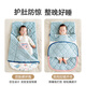 Manletu baby sleeping bag 1-3 years old anti-jump baby sleeping bag dual-purpose newborn 0-6 months anti-kicking quilt Deep Sea Blue Whale constant temperature thickening room temperature 0-15 winter model 0-6 months baby newborn comfort sleeping bag