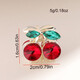 Zan Yingmei Korean new style female cute crystal red cherry Internet celebrity small grabber bangs hairpin side forehead fashionable headwear cherry grabber red 2 pcs