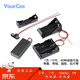 YourCee Battery Box No. 5/No. 7/18650/9V Battery Holder 1/2/3/4/5/6/8/10 Sections with Cable and Switch Cover 9V Battery Box_With Cable No Specifications