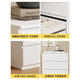Fat Donglai made the same style of drawer cabinets, five household storage lockers, iron bedside entryway storage cabinets, bedside drawer cabinets, white 400MM six-drawer combination cabinets