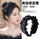 Dingjing Hairband Light Luxury Women's 2025 New Hair Cave Headband High-end Departure Card Headwear Birthday Gift for Girlfriend