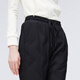 BOSIDENG down pants winter high-waisted casual pants for women, middle-aged and elderly cotton pants for outer wear, windproof and waterproof, black 8056, women's XS 155_66A
