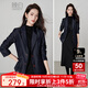 Late White New Product 2025 Autumn Solid Color Fashion Top Lapel Temperament Versatile Commuting Suit Jacket Women Denim Blue XL