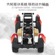 Jingxuan remote control car rc Dongfeng rc remote control heavy off-road truck electric truck six-wheel drive climbing army children's electric car Dongfeng No. 9 green 47cm, a total of one battery, about 30 minutes of use