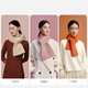 Wanshili pure wool scarf women's winter shawl and scarf as a New Year gift for girlfriend in a gift box first sight
