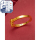 Junmin quality 18k gold ring for women new gold model 999 gold double heart plain ring 3D hard gold live mouth adjustable