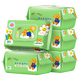 Qingfeng wiggle jointly branded Royal Materia Medica wet toilet paper 80 pieces * 5 packs of 400 pieces, medical certification, with roll paper