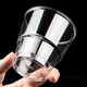 Disposable cup aviation cup thickened PS transparent food grade hard plastic tea cup home wedding banquet bar space cup 50 pieces 200ml