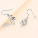 PT950 platinum earrings, feminine platinum earrings, earrings, mid-autumn and Valentine's Day birthday gifts for girlfriend and wife, a pair of platinum earrings
