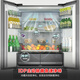 Rongsheng double-purified 518L French-style multi-door refrigerator with automatic sterilization, ultra-thin embedded glass door, frost-free, same model as Mo Yunyan in the mall, BCD-518WKM1MPGZA, national subsidy