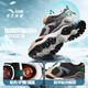 Anta children's cotton shoes for boys in autumn and winter new products plus velvet warm leather mesh breathable high-top outdoor snow boots. Store manager recommends black-2 30. The inner length of the shoe is 18.5cm and the foot length is about 18.5cm.