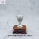 Yingtang sterling silver handmade silver wine cup sterling silver wine set wine cup white wine cup retro small wine cup silver cup gift water lily 36g_with identification certificate