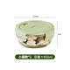 Cilock glass crisper refrigerator storage box lunch box microwave heating lunch box office worker heightening small round