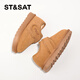 Saturday children's shoes cotton shoes winter new style plus velvet to keep warm and thickened girls' short boots bread shoes boys Nuanyangtuo 31