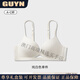 GUYN Light Luxury Brand Women's Underwear Women's Summer Thin Small Breast Gathering Anti-Sagging Side Breast Slimming Thin Shoulder Bra Skin Color-Single Underwear 70A 32