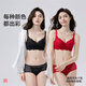 Urban Beauty Ben Ming Nian Underwear Women's New Year Red Bra Patented Push-up Wireless Lace Bra 2B0514