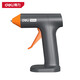 Deli Hot Melt Glue Gun Wireless Children's Handmade DIY Home Hot Melt Glue Stick Rechargeable Small Lithium Electric Hot Melt Gun Vertical Model Vibrant Orange + 20 Glue Sticks