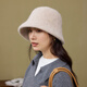 Siggi alpaca wool blended hat for women in autumn and winter, warm, casual and fashionable fisherman hat, Korean version of temperament, face-showing small basin hat