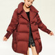Woodpecker versatile high-end mid-length casual down jacket 2025 new winter loose thickened warm white duck down jacket for women