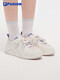 FILA FUSION trendy women's shoes Zhang Hao's same style canvas shoes 2025 new women's sports shoes skateboard shoes milk white/silent pink-GH 36