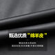 卡搭高档品牌真皮皮衣男春秋新款绵羊皮商务翻领爸爸装皮夹克外套皮草 黑色 （翻领） L (175) 【推荐130-150斤】
