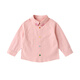 Dudujia 100% cotton children's shirt pure cotton spring girls' shirts spring boys' tops long-sleeved baby children's clothing trendy cocktail green 110