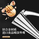Stainless steel pecan clip, household shell opener, nut peeling tool, hazelnut artifact clip, hand-held automatic rebound nut clip - small hazelnut clip, etc.