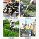 Fire hose 8-65-25 meters national standard thickened connector high pressure water pipe water bag 2/3 inch fire hydrant water gun head 50 caliber 20 agricultural irrigation watering hose 8-65-20 national standard water hose + connector