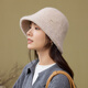 Siggi alpaca wool blended hat for women in autumn and winter, warm, casual and fashionable fisherman hat, Korean version of temperament, face-showing small basin hat