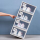 Zhong Zhanggui Yangyangyu Shoe Box Drawer-type assembly-free dust-proof transparent plastic thickened men's and women's sneaker storage box can be freely combined. 2 pieces. The more you buy, the more discount you will get. 24.5x30.6x13.1cm
