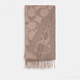 COACH official flagship cashmere sheep wool scarf shawl double-sided autumn and winter gray large C scarf