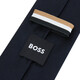 BOSS men's classic silk jacquard business formal tie dark blue 50480283 401 TU