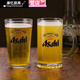 Meikejie Asahi draft beer cup Japanese food shop special cup household beer cup extra large 1L beer cup commercial craft beer cup 1ml wide mouth cup (Asahi)