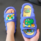 SANGMO German SANGMO children's slippers summer cute cartoon dinosaur home indoor soft bottom non-slip baby slippers blue 26