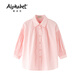 Alphab children's clothing autumn girls long-sleeved shirt 193R511 light pink 160