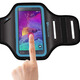 New outdoor sports running mobile phone armband iPhone678plus fitness arm sleeve mobile phone arm bag medium blue reflective strip (applicable to 6.2 inches