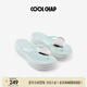 COOLCHAP Sun Qians gleicher Stil 25 Love Spray Flip-Flops für Damen, Sommer, neue rutschfeste Strand-Flip-Flops, Babyblau, 38
